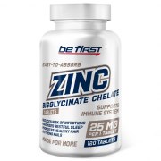 Заказать Be First Zink Bisglycinate Chelate 120 таб N